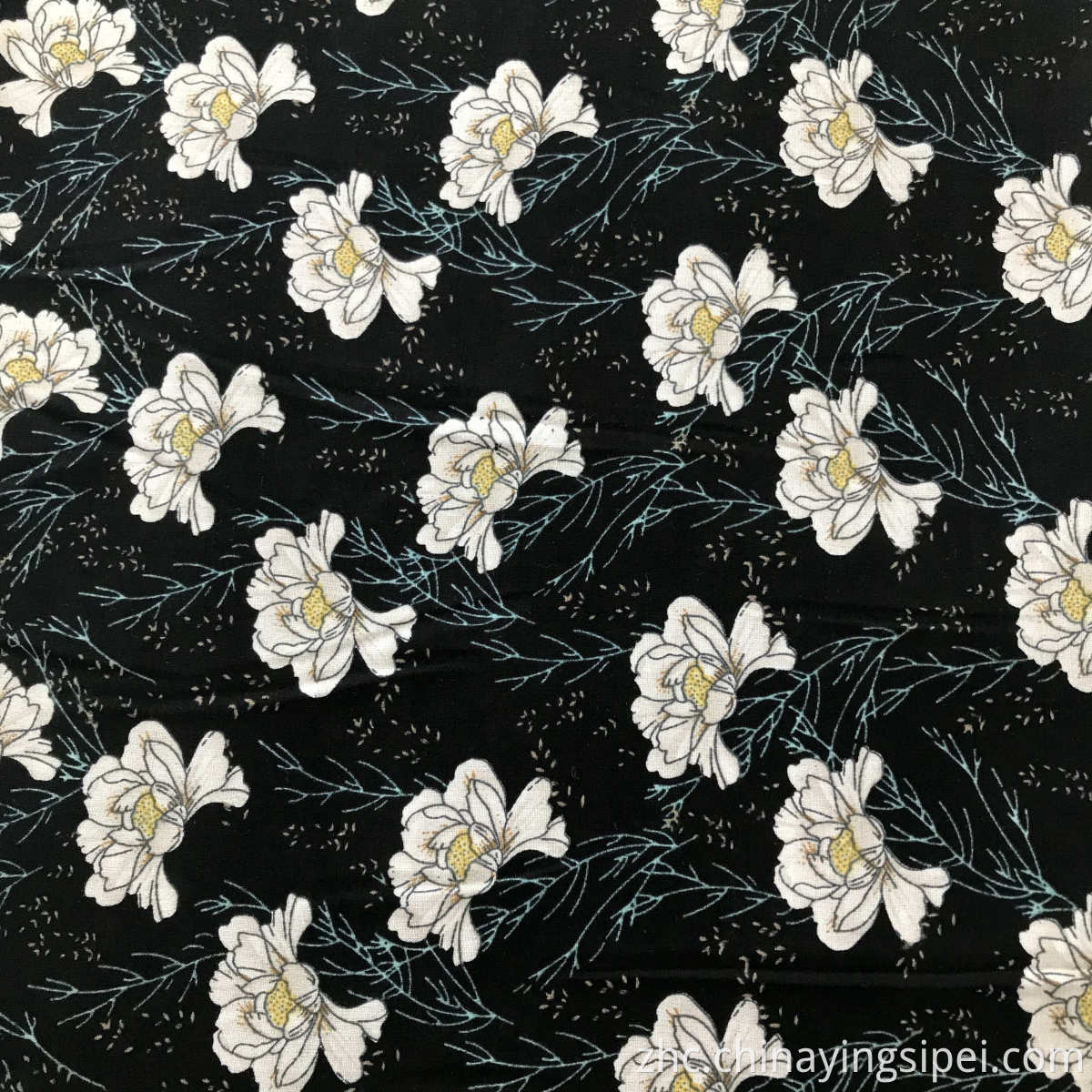 新设计的花卉印花织物人造丝织物在Shaoxing for Dress